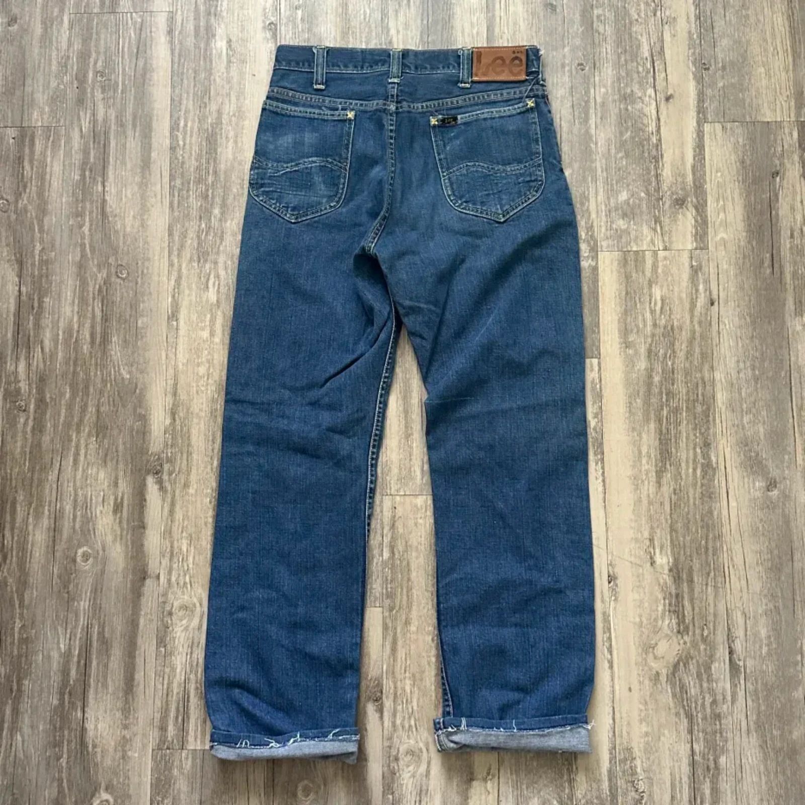 Vintage 50s 60s Lee Riders Sanforized Selvedge Denim Jeans Size 32x30
